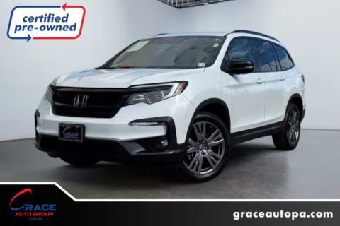 White 2022 Honda Pilot AWD Sport for sale in Morrisville, PA
