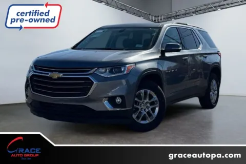 Gray 2020 Chevrolet Traverse LT Cloth for sale in Morrisville, PA
