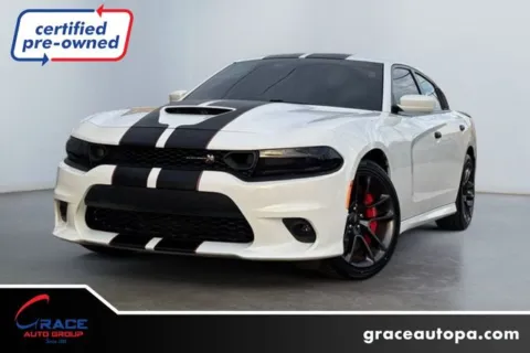 White 2019 Dodge Charger Scat Pack RWD for sale in Morrisville, PA