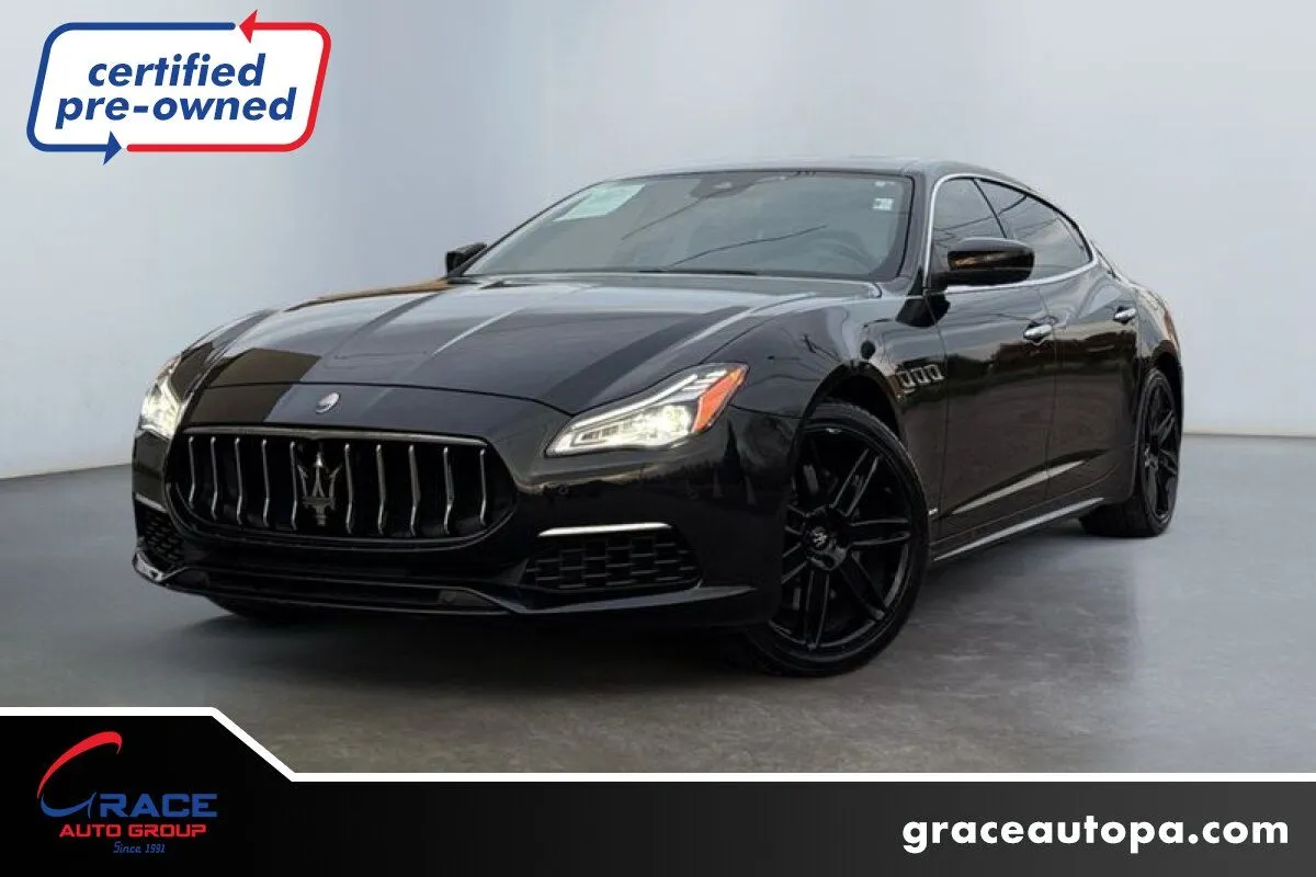 Black 2018 Maserati Quattroporte S GranLusso for sale in Morrisville, PA