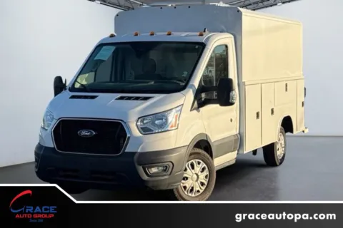 White 2021 Ford Transit 350 Cutaway 350 for sale in Morrisville, PA