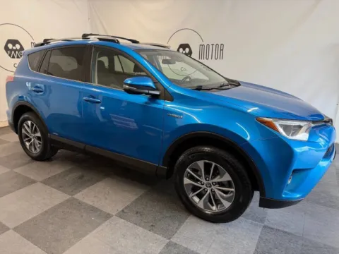 Blue 2017 Toyota RAV4 Hybrid XLE for sale in Tualatin, OR