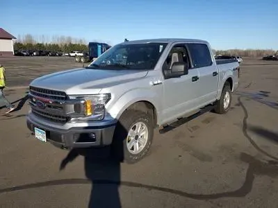 Silver 2019 Ford F-150 SuperCrew Cab XLT Pickup 4D 5 1/2 ft for sale in Wadena, MN