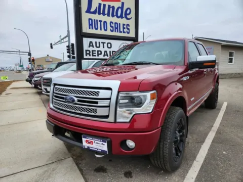 Red 2013 Ford F-150 SuperCrew Cab Platinum Pickup 4D 5 1/2 ft for sale in Wadena, MN
