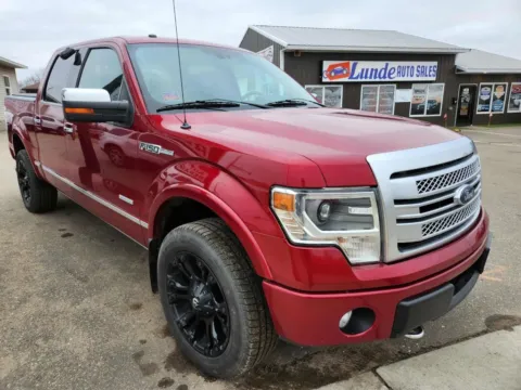 Another view of 2013 Ford F-150 SuperCrew Cab Platinum Pickup 4D 5 1/2 ft for sale in Wadena, MN at Lunde Auto Sales