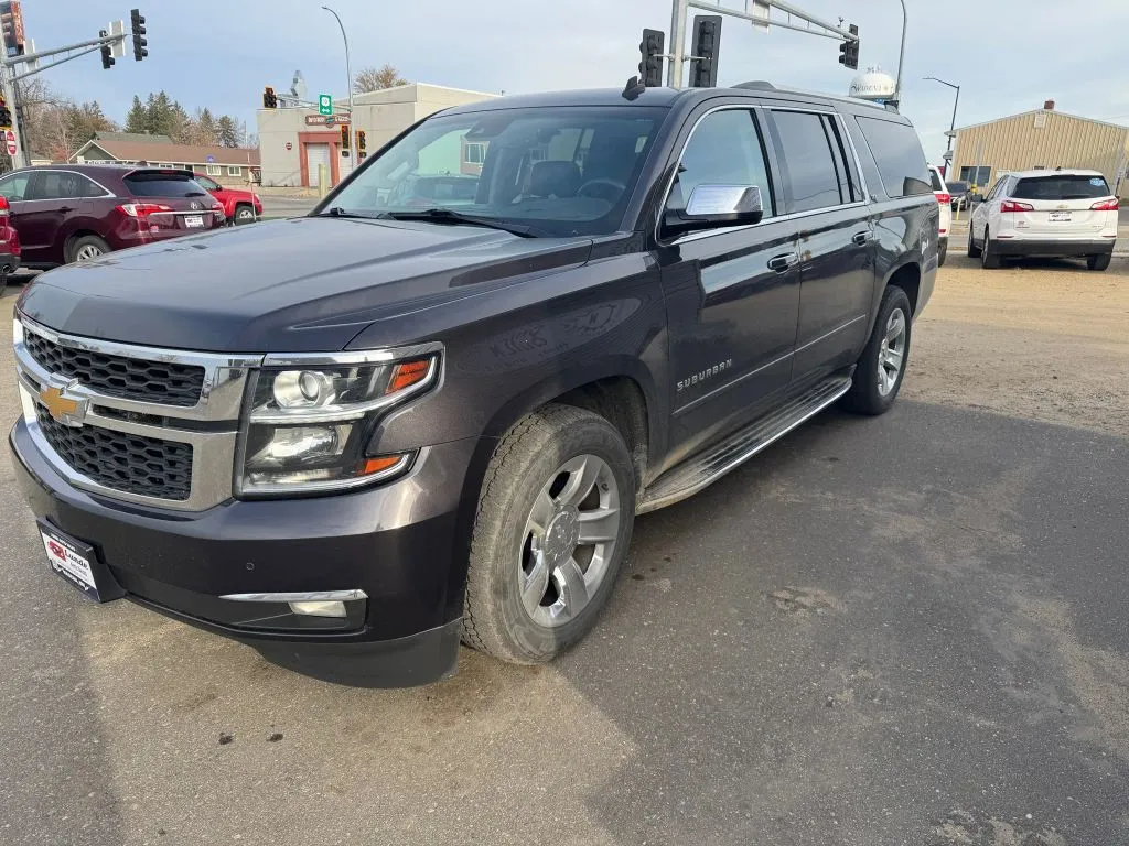 Gray 2015 Chevrolet Suburban LTZ Sport Utility 4D for sale in Wadena, MN