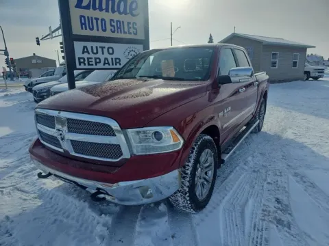 Red 2014 Ram 1500 Crew Cab Laramie Limited Pickup 4D 5 1/2 ft for sale in Wadena, MN