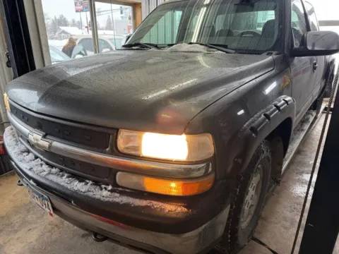 Gray 2001 Chevrolet Silverado 1500 Extended Cab Short Bed for sale in Wadena, MN