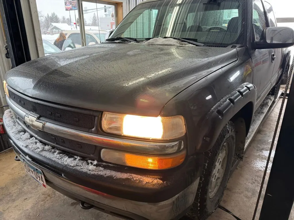 Gray 2001 Chevrolet Silverado 1500 Extended Cab Short Bed for sale in Wadena, MN