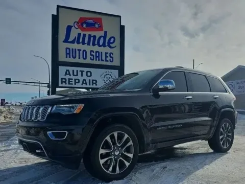 Black 2017 Jeep Grand Cherokee Overland Sport Utility 4D for sale in Wadena, MN