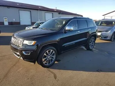 Black 2017 Jeep Grand Cherokee Overland Sport Utility 4D for sale in Wadena, MN
