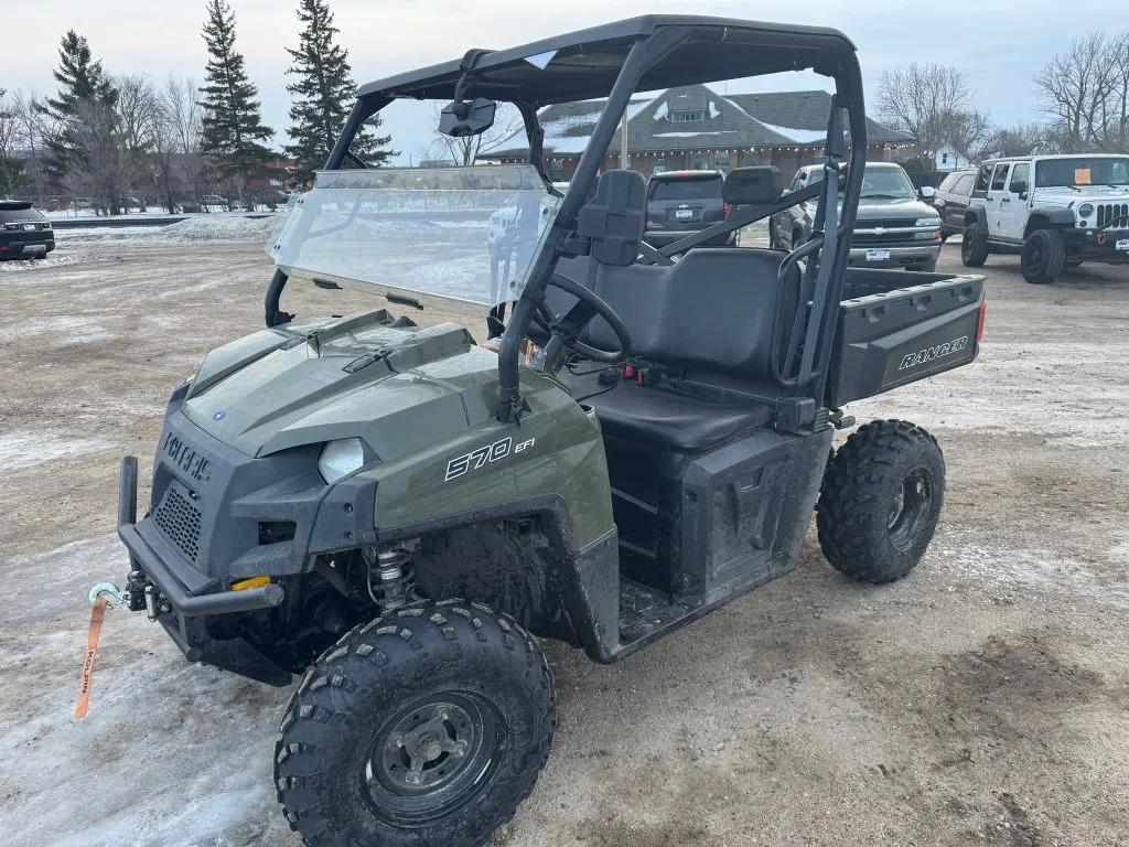 Black 2023 Polaris Ranger 570 Full Size for sale in Wadena, MN