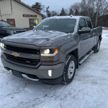 Gray 2017 Chevrolet Silverado 1500 Double Cab Z71 LT Pickup 4D 6 1/2 ft for sale in Wadena, MN