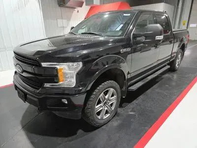 Black 2018 Ford F-150 SuperCrew Cab Lariat Pickup 4D 6 1/2 ft for sale in Wadena, MN