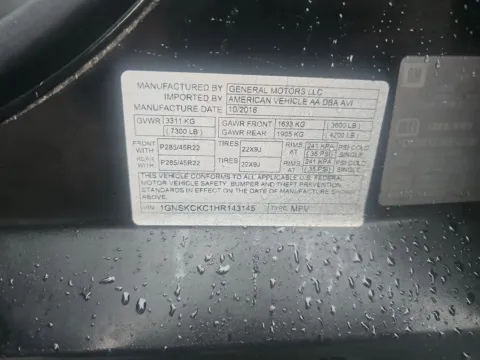 Another view of 2017 Chevrolet Tahoe Premier Sport Utility 4D for sale in Wadena, MN at Lunde Auto Sales