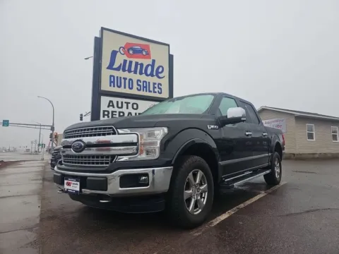 Black 2018 Ford F-150 SuperCrew Cab Lariat Pickup 4D 5 1/2 ft for sale in Wadena, MN