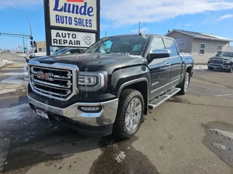 Black 2016 GMC Sierra 1500 Crew Cab SLT Pickup 4D 5 3/4 ft for sale in Wadena, MN