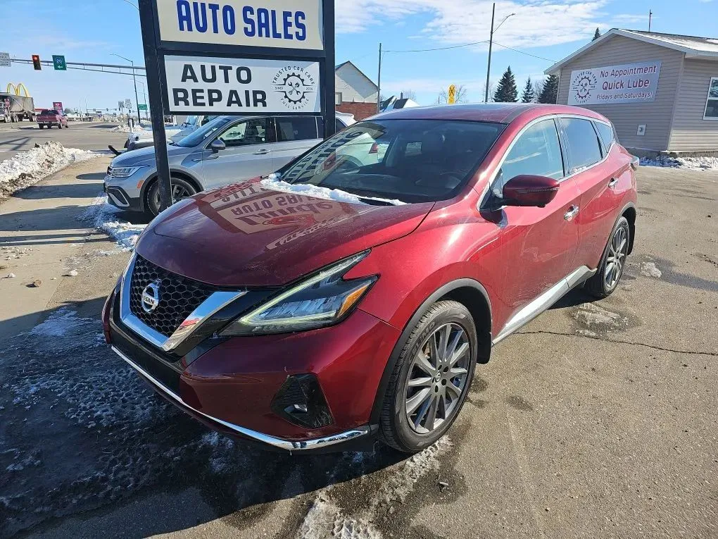 Red 2021 Nissan Murano SV Sport Utility 4D for sale in Wadena, MN