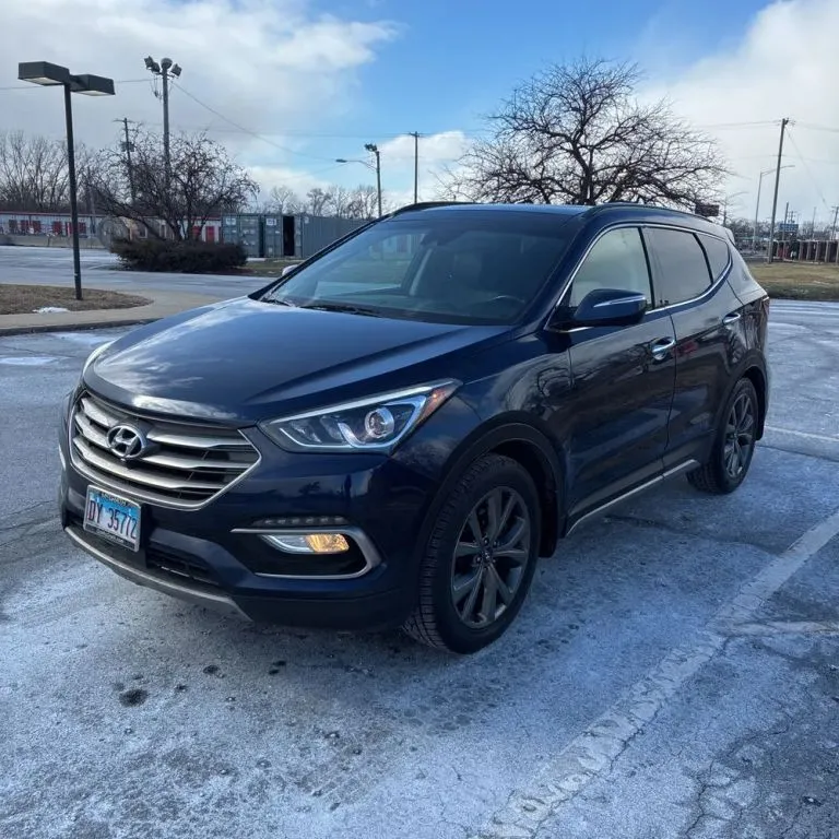 Blue 2018 Hyundai Santa Fe Sport 2.0T Ultimate Sport Utility 4D for sale in Wadena, MN