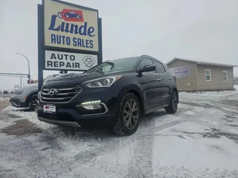Blue 2018 Hyundai Santa Fe Sport 2.0T Ultimate Sport Utility 4D for sale in Wadena, MN