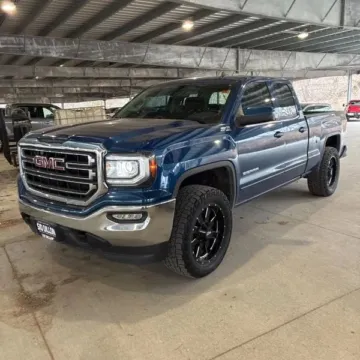 Blue 2017 GMC Sierra 1500 Double Cab SLE Pickup 4D 6 1/2 ft for sale in Wadena, MN
