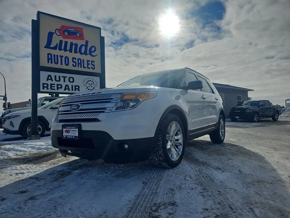 White 2014 Ford Explorer XLT Sport Utility 4D for sale in Wadena, MN