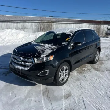 Black 2017 Ford Edge Titanium Sport Utility 4D for sale in Wadena, MN