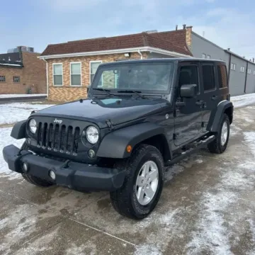 Blue 2016 Jeep Wrangler Unlimited Sport SUV 4D for sale in Wadena, MN