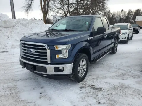 Blue 2015 Ford F-150 Super Cab XLT Pickup 4D 6 1/2 ft for sale in Wadena, MN