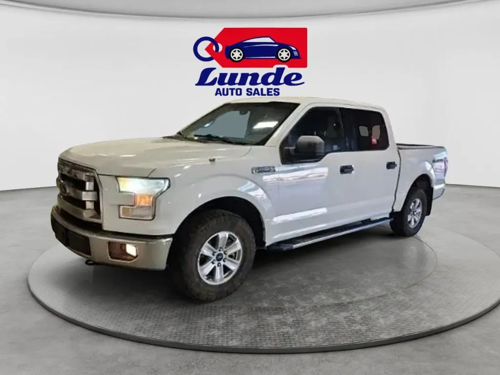 White 2015 Ford F-150 SuperCrew Cab XLT Pickup 4D 5 1/2 ft for sale in Wadena, MN