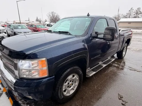 Blue 2010 Chevrolet Silverado 1500 Extended Cab LT Pickup 4D 6 1/2 ft for sale in Wadena, MN