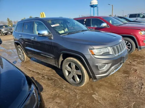 Gray 2014 Jeep Grand Cherokee Overland Sport Utility 4D for sale in Wadena, MN