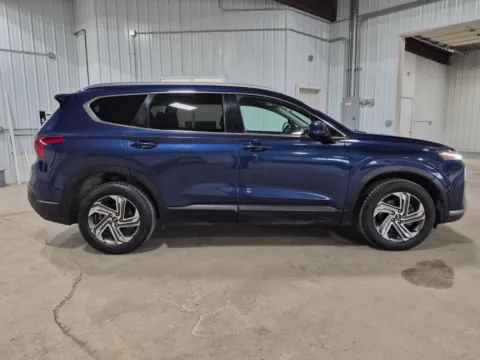 Blue 2021 Hyundai Santa Fe SEL Sport Utility 4D for sale in Wadena, MN