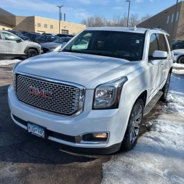 White 2016 GMC Yukon Denali Sport Utility 4D for sale in Wadena, MN