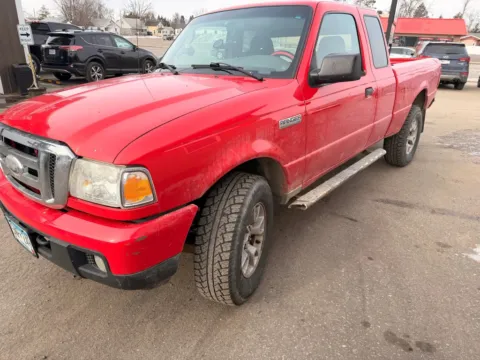 Red 2007 Ford Ranger Super Cab XLT Pickup 2D 6 ft for sale in Wadena, MN