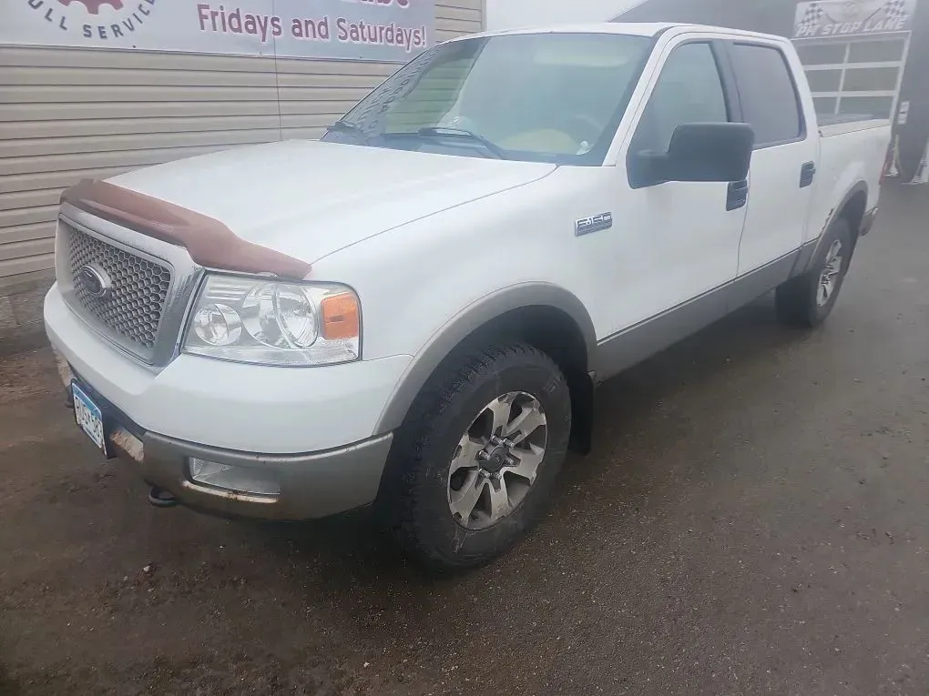 White 2005 Ford F-150 SuperCrew Cab FX4 Pickup 4D 5 1/2 ft for sale in Wadena, MN