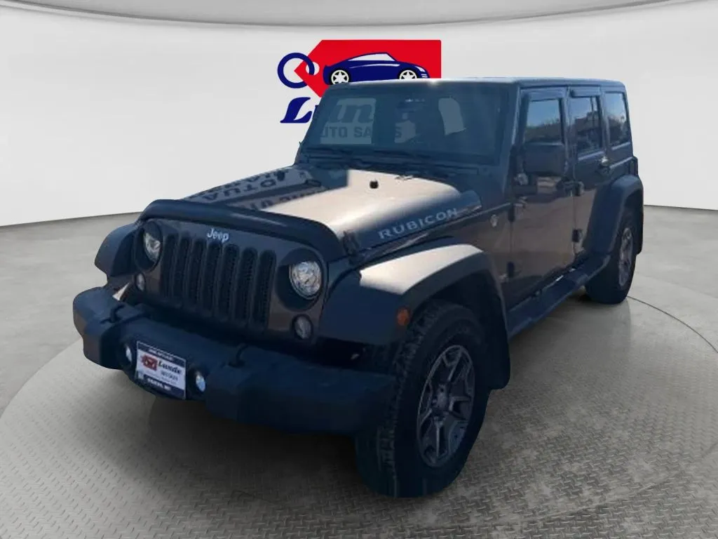 Gray 2018 Jeep Wrangler Unlimited Rubicon (JK) Sport Utility 4D for sale in Wadena, MN