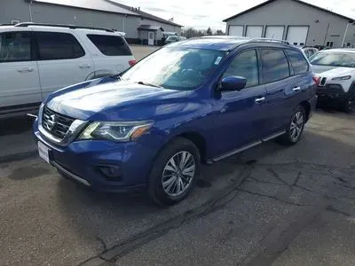 Blue 2017 Nissan Pathfinder SL Sport Utility 4D for sale in Wadena, MN