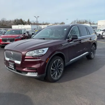 Red 2021 Lincoln Aviator Reserve Sport Utility 4D for sale in Wadena, MN