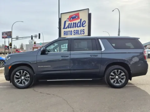 Gray 2021 Chevrolet Suburban LT Sport Utility 4D for sale in Wadena, MN