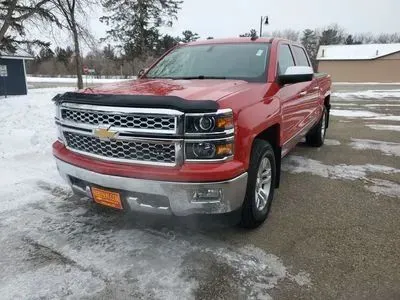 Red 2015 Chevrolet Silverado 1500 Crew Cab LTZ Pickup 4D 5 3/4 ft for sale in Wadena, MN