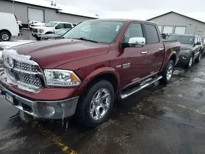 Red 2017 Ram 1500 Crew Cab Laramie Pickup 4D 5 1/2 ft for sale in Wadena, MN