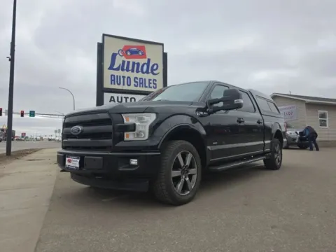 Black 2017 Ford F-150 SuperCrew Cab Lariat Pickup 4D 6 1/2 ft for sale in Wadena, MN