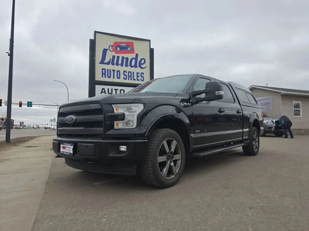 Black 2017 Ford F-150 SuperCrew Cab Lariat Pickup 4D 6 1/2 ft for sale in Wadena, MN