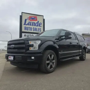 Black 2017 Ford F-150 SuperCrew Cab Lariat Pickup 4D 6 1/2 ft for sale in Wadena, MN
