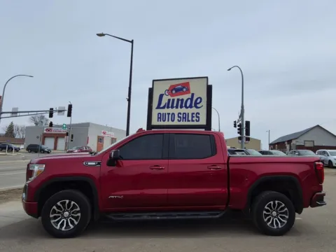 Red 2021 GMC Sierra 1500 Crew Cab AT4 Pickup 4D 5 3/4 ft for sale in Wadena, MN
