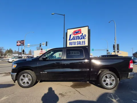 Photos of 2021 Ram 1500 Crew Cab Big Horn Pickup 4D 5 1/2 ft for sale in Wadena, MN at Lunde Auto Sales