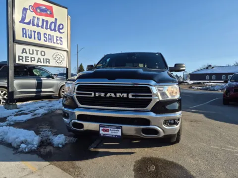 Another view of 2021 Ram 1500 Crew Cab Big Horn Pickup 4D 5 1/2 ft for sale in Wadena, MN at Lunde Auto Sales