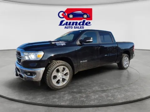 Black 2021 Ram 1500 Crew Cab Big Horn Pickup 4D 5 1/2 ft for sale in Wadena, MN