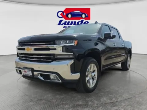 Black 2020 Chevrolet Silverado 1500 Crew Cab LTZ Pickup 4D 5 3/4 ft for sale in Wadena, MN